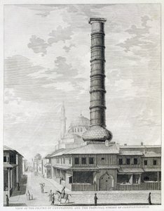 Vue de la colonne de Constantin et de la rue principale de Constantinople - English School